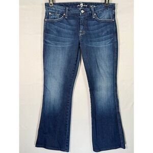 7 Seven for All Mankind Womens Jeans Bootcut Medium Wash Size 30x28 (Act 31x28)